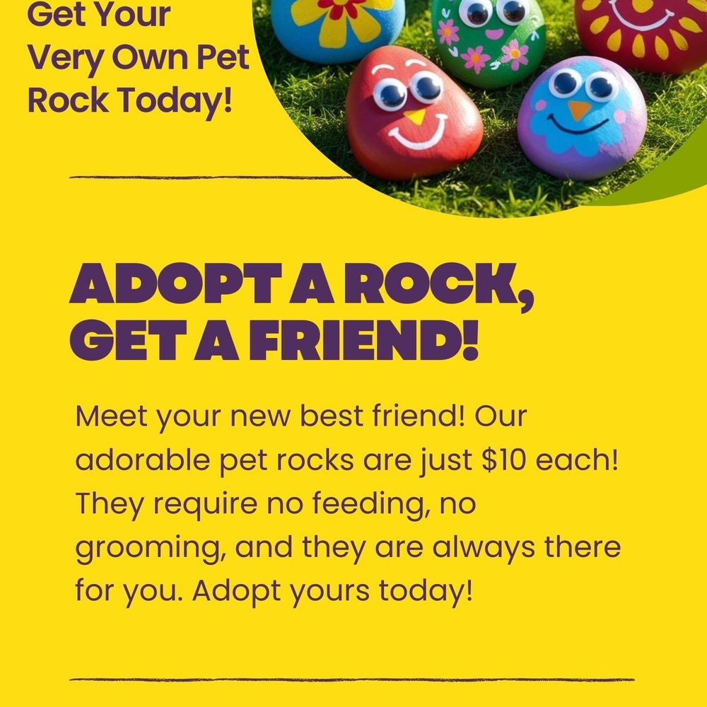 Colorful Pet Rocks Set - Picture 1 of 1